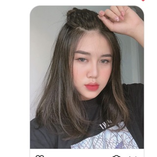 Thuốc nhuộm tóc màu Nâu Rêu Trong Veo