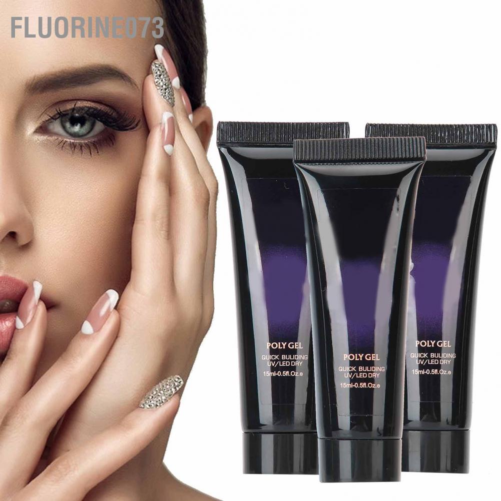 [Hàng mới về] 3 Tuýp gel nối móng sáng di động nhanh chóng cho nghệ thuật móng tay tự làm