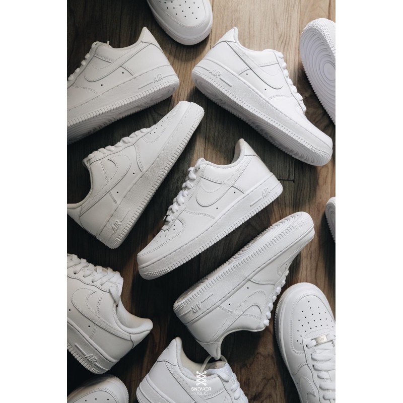 (Giày AUTH) Giày Air Force 1 All White chính hãng xách tay