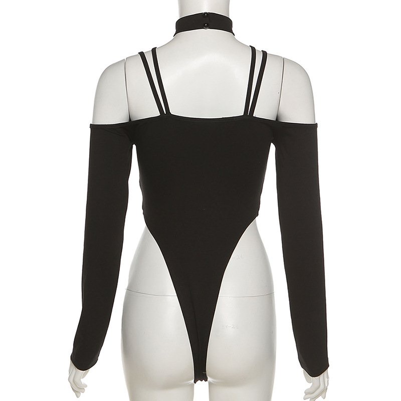 Bodysuit Tay Dài Phối Choker Thiết Kế Quyến Rũ Cho Phái Nữ | BigBuy360 - bigbuy360.vn