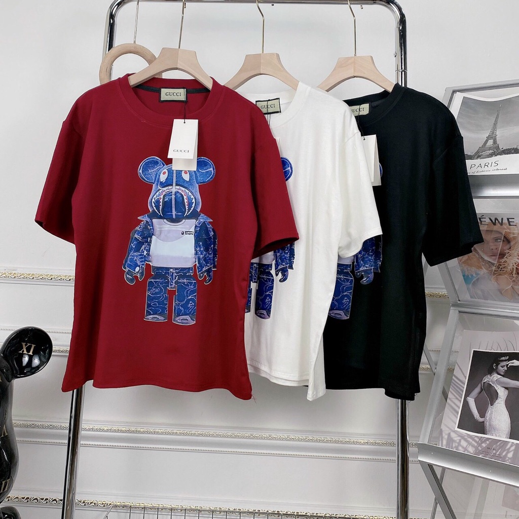 Áo Thun Nữ Tay Lỡ Hình Gấu Batman Siêu Hot Hit, Áo Phong Rộng Nữ Tay Lỡ Chất Coton Form Rộng