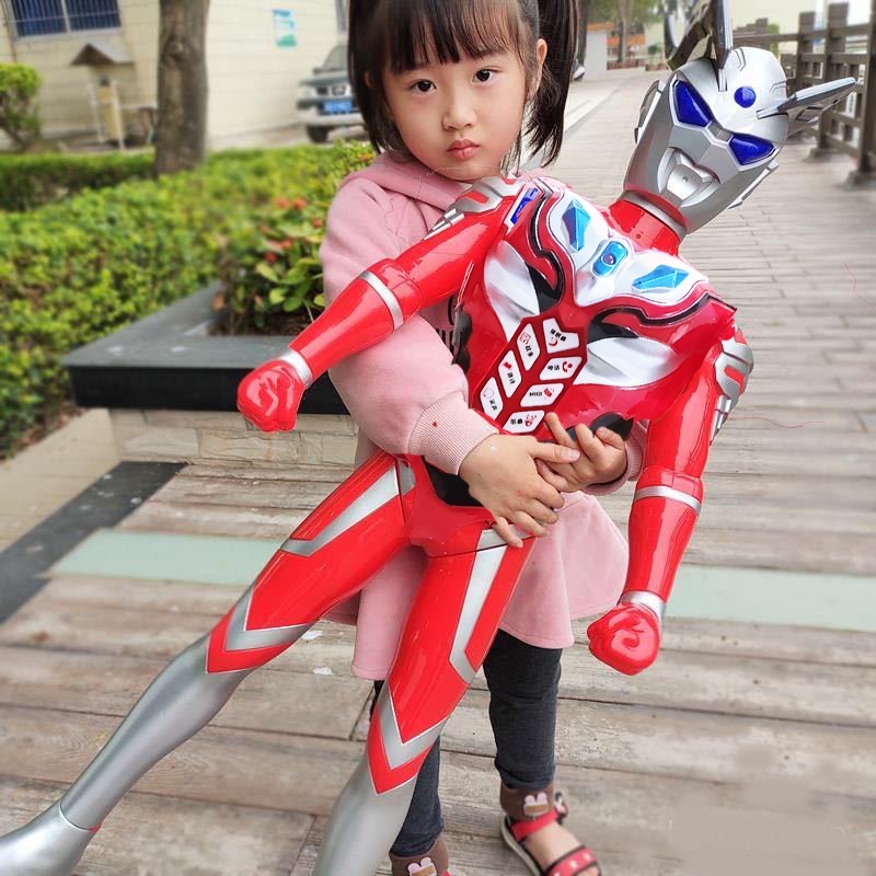 Siêu nhân Galaxy Tyrosello cho bé loại to cao 50cm có pin có bàn điều khiển mô hình , Đồ chơi trẻ em