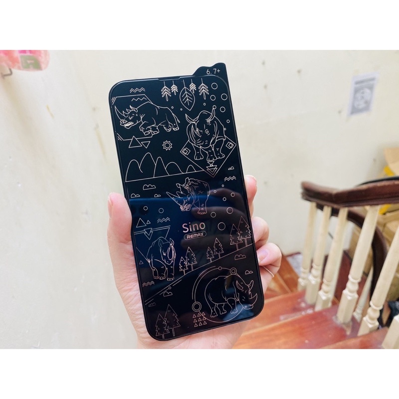 Kính cường lực Remax tê giác cho iPhone 7plus đến 13 Pro Max , Mini, 12, 11, Xs max GL56 Full màn hình cảm ứng siêu mượt