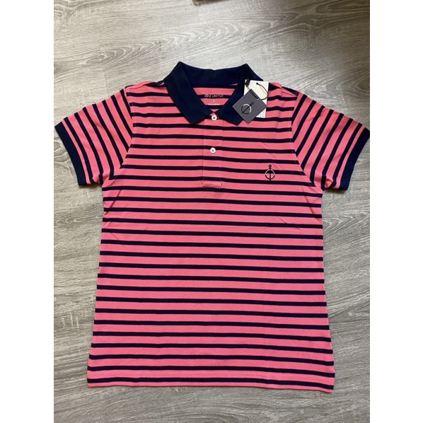 Áo thun pull phông polo nam có cổ kẻ ngang xuất dư xịn