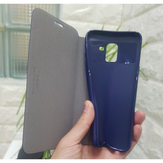 Bao da cho Galaxy J6 2018 chính hãng X-Level Fibcolor Pipilu
