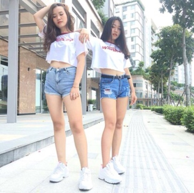 Áo Crop Top wanker ( kèm ảnh thập phía sau)