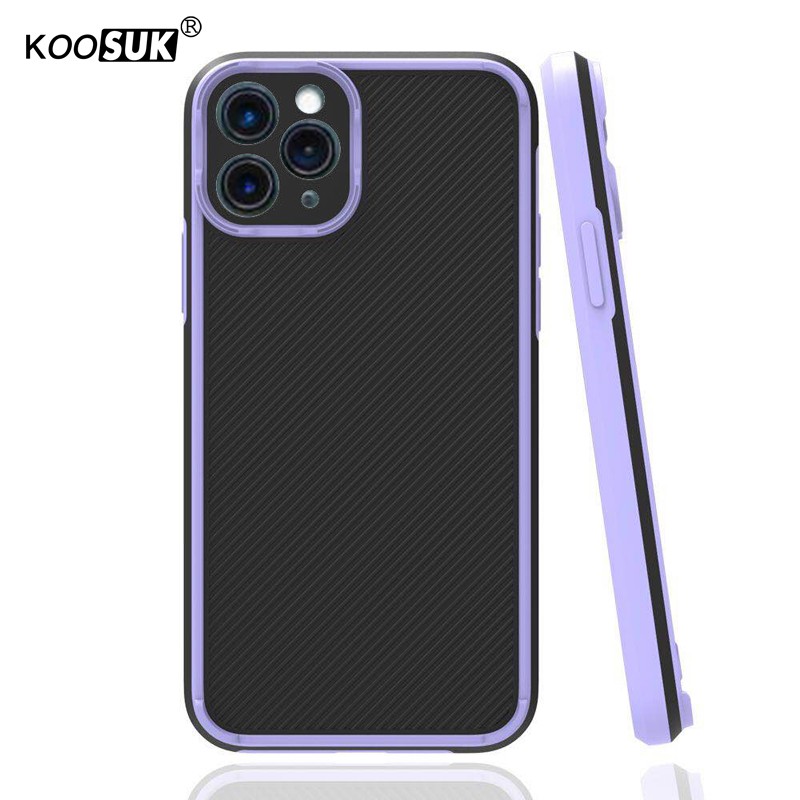 Ốp Điện Thoại Koosuk Cho Samsung Galaxy A32 A52 A72 A42 A12 A51 A71 A31 A21s Chất Liệu PC Cứng Cạnh Cao Su Họa Tiết Kẻ Sọc