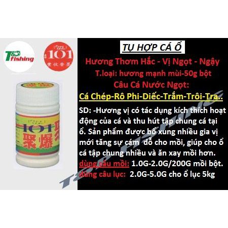 Hương liệu pha chế mồi câu 101 Đài Loan