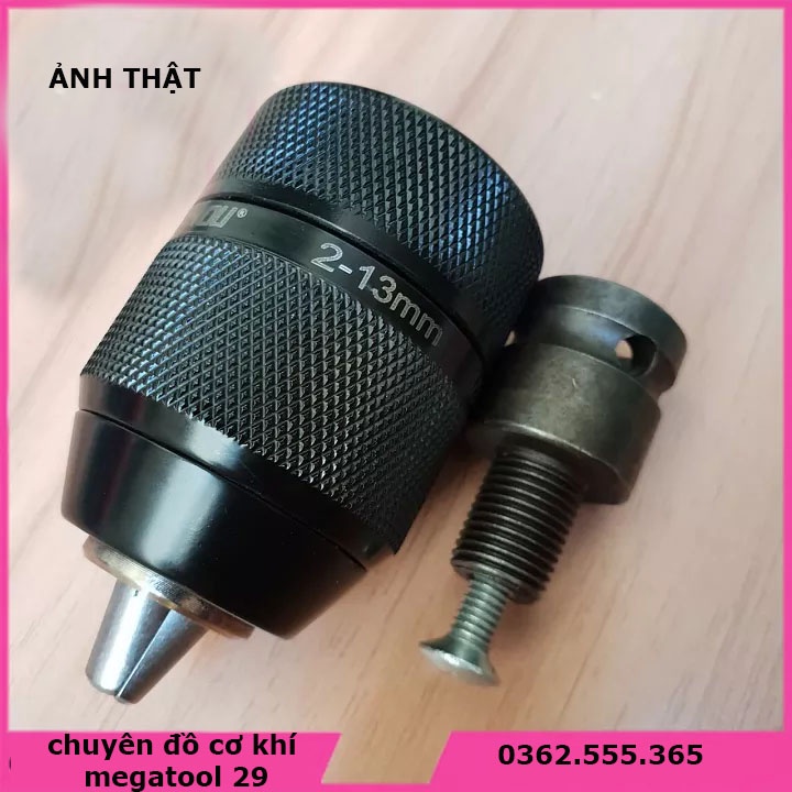 Bộ chuyển măng ranh 2_13mm hợp kim autolock cho máy BULONG MEGATOOL29