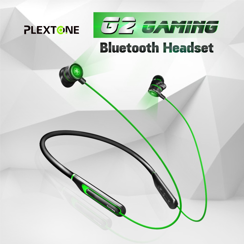 Tai nghe Bluetooth Gaming G2 PLEXTONE chuyên game Low Latency 65ms đèn LED Gaming 4 chế độ chính hãng