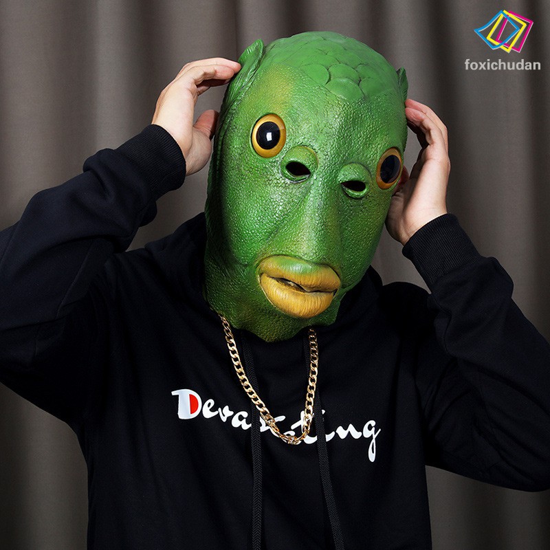 Mặt Nạ Hóa Trang Hình Cá Bằng Latex Cho Tiệc Halloween | BigBuy360 - bigbuy360.vn