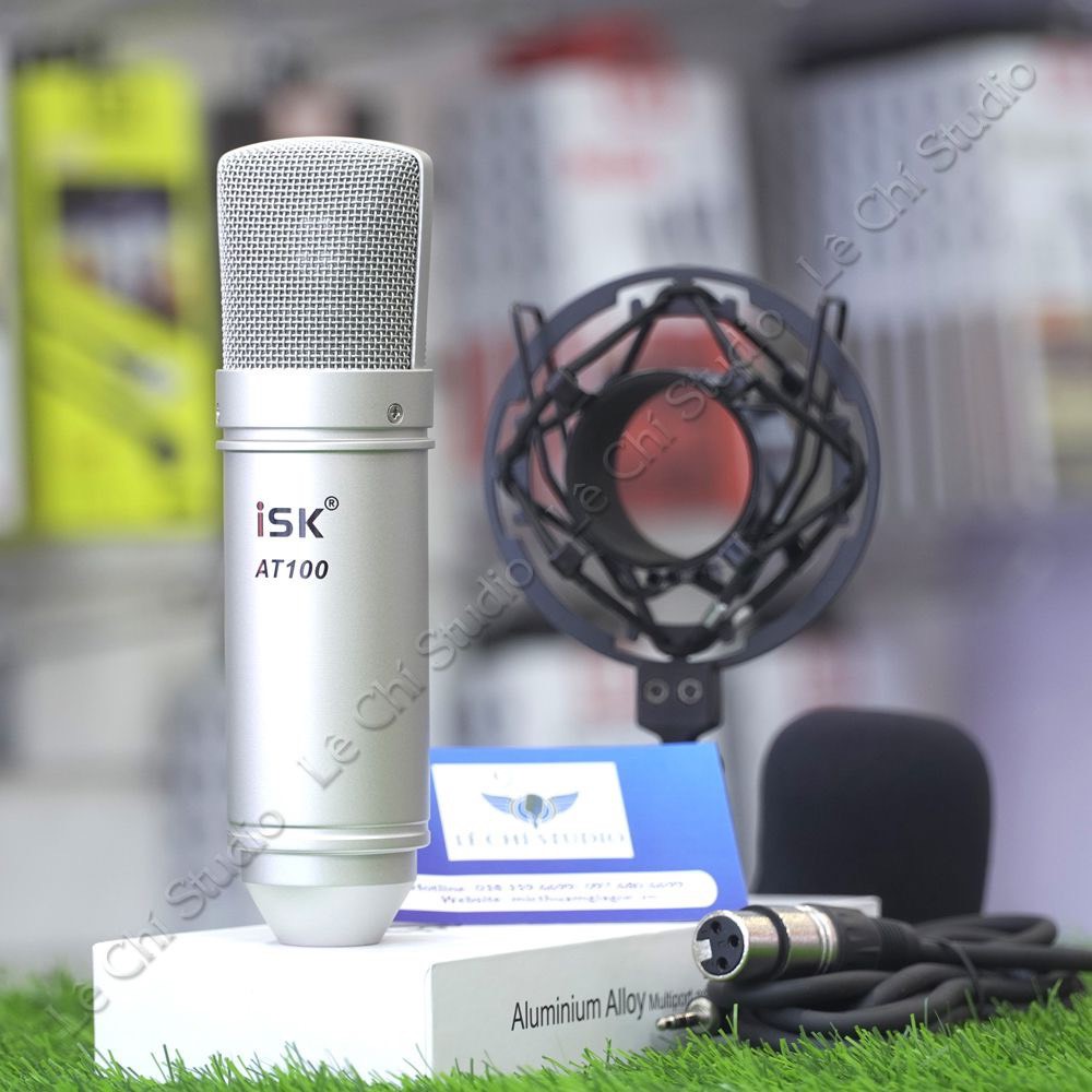 Bộ Mic Hát Livestream Sound Card Icon Upod Pro Kèm Mic ISK AT100 Hàng Loại 1 . Âm Thanh Cực Chuẩn , Dễ Dàng Lắp Đặt