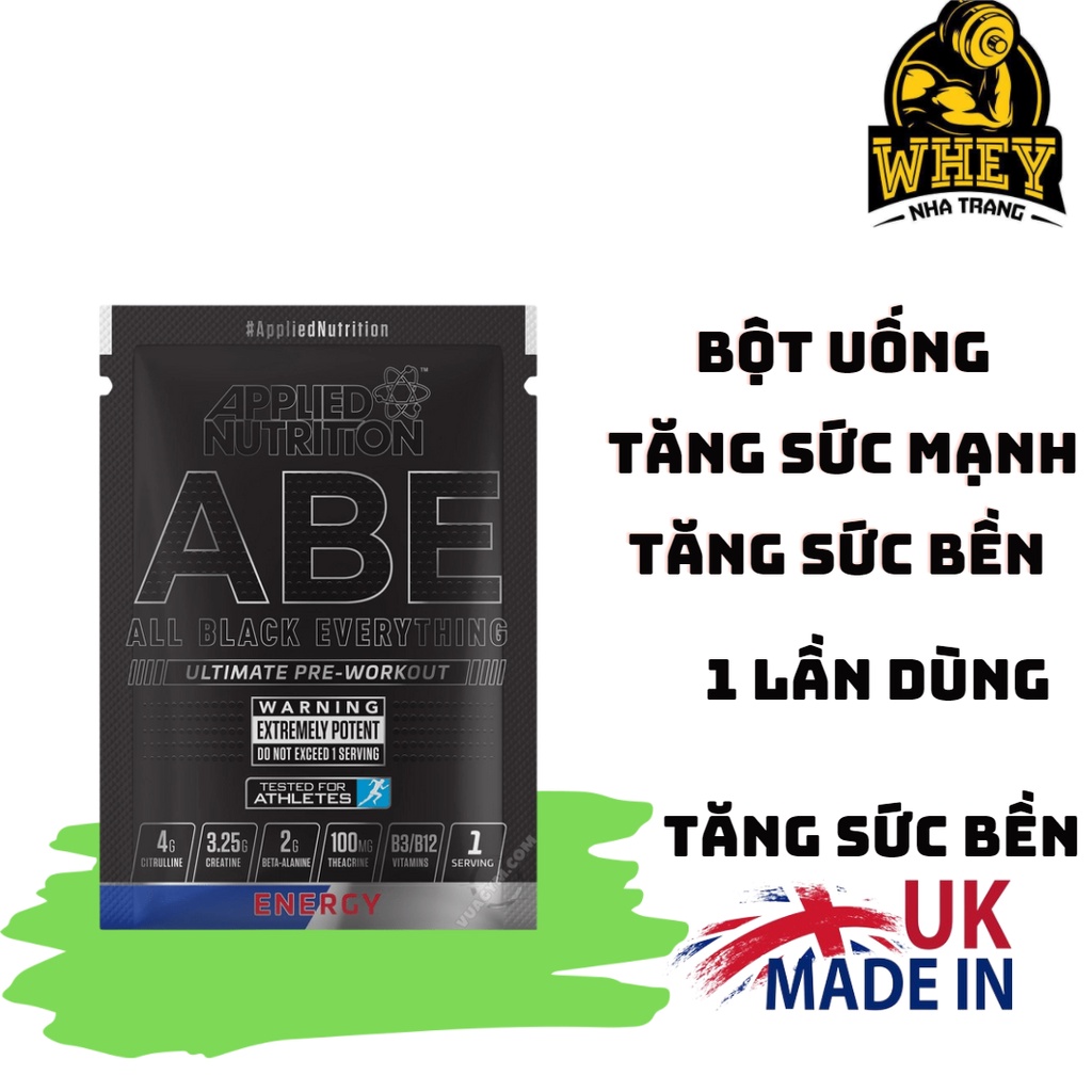 Bột Tăng Sức Mạnh Applied Nutrition Abe Pre Workout Sample 1 Lần Dùng