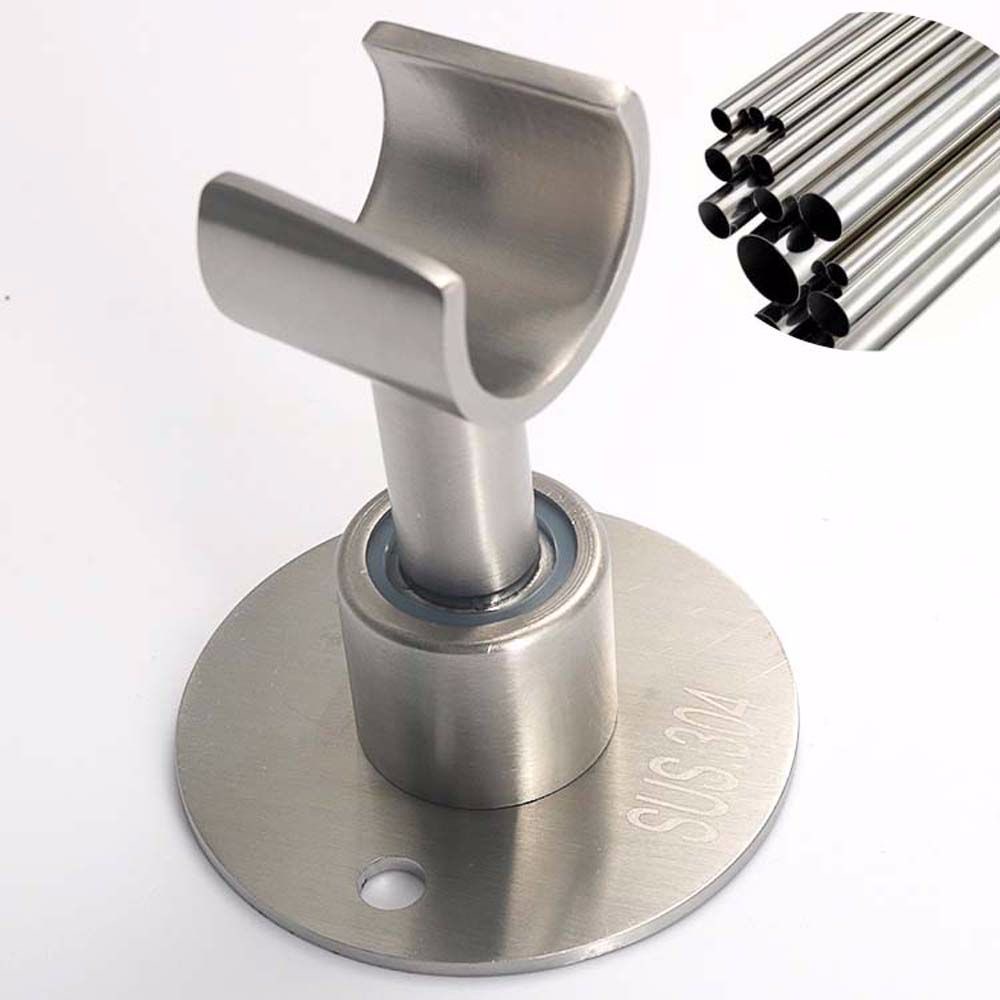 Giá đỡ vòi hoa sen xoay 360 độ bằng thép không gỉ gắn tường nhà tắm tiện dụng