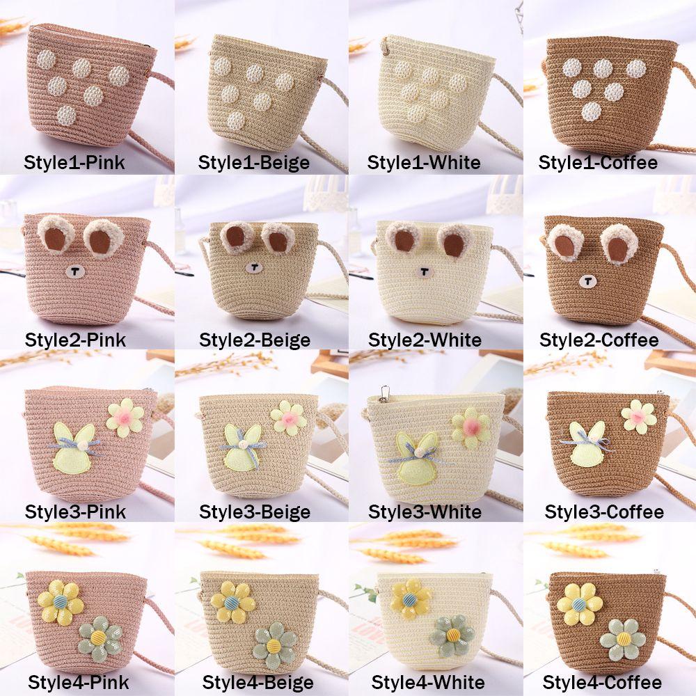 UUMIR Túi Cói Đeo Chéo Handmade Thời Trang Cho Bé