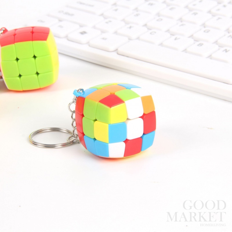 Móc Khóa Hình Khối Rubik 3x3 Nhiều Màu Sắc