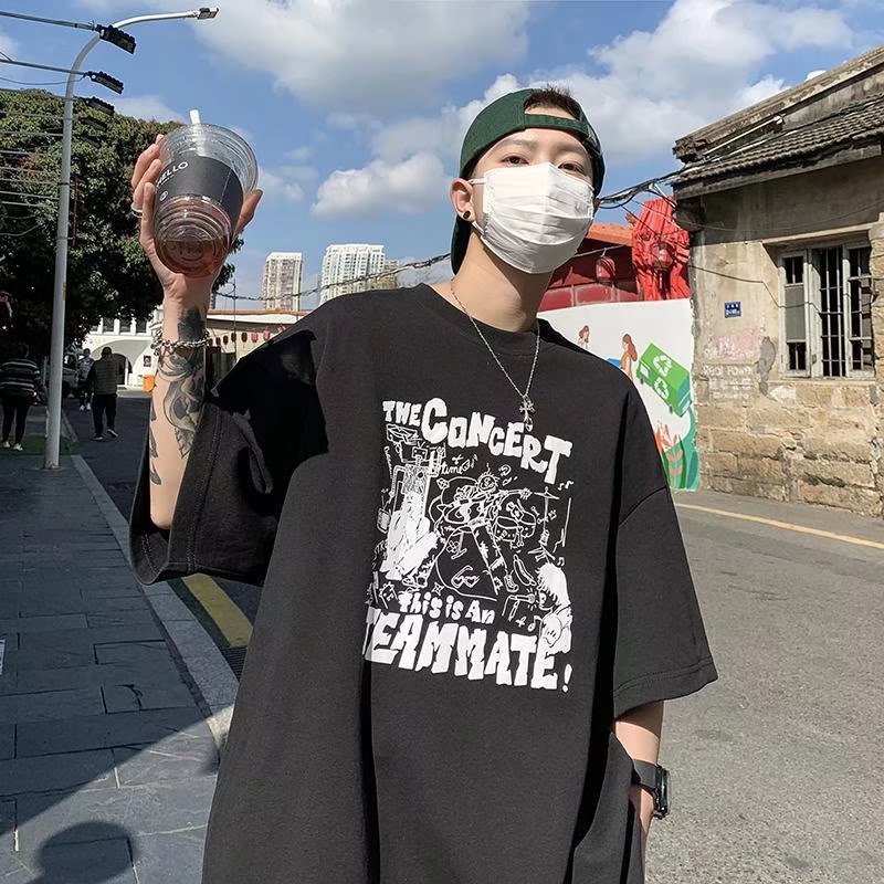 Áo Thun Tay Ngắn Thiết Kế Mới Năng Động Thời Trang Mùa Hè Dành Cho Nam 2022