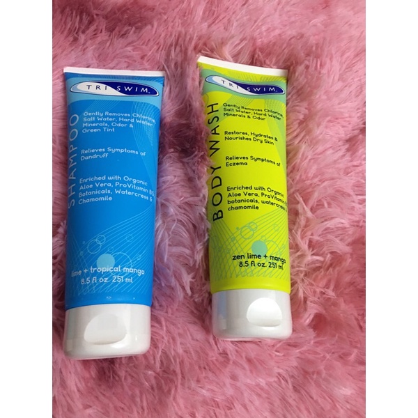 Combo sữa tắm + dầu gội Triswim auth 251ml