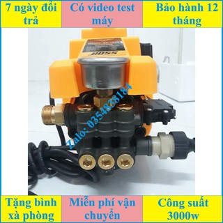 Máy rửa xe áp lực cao BOSS - 3000W (kèm bình tạo bọt tuyết)