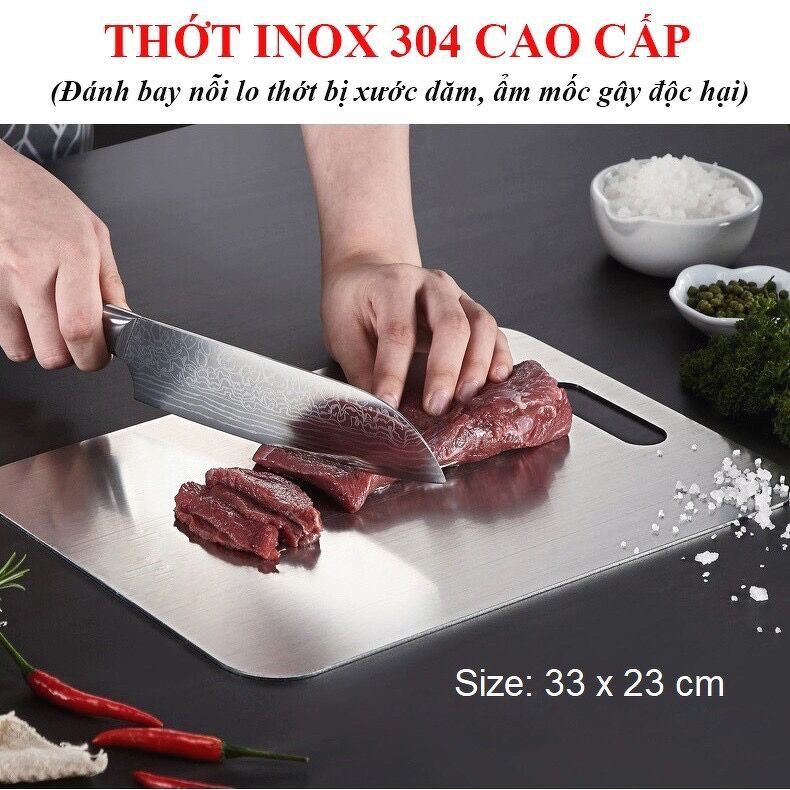 [Đồ Gia Dụng] Thớt Inox 304 Cao Cấp