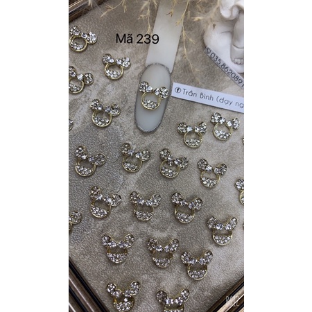 Charm xịn gắn móng tay mã 233- mã 244