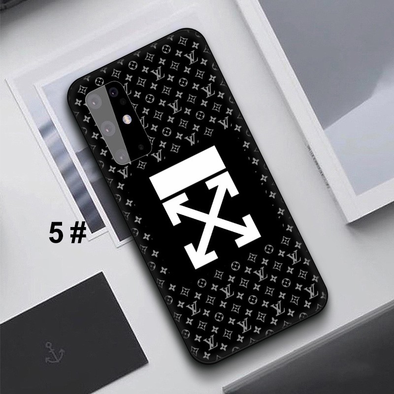 Ốp điện thoại TPU dẻo 109LF Off White logo cho Samsung Galaxy S10 S9 S8 Plus S6 S7 Edge S10+ S9+ S8+