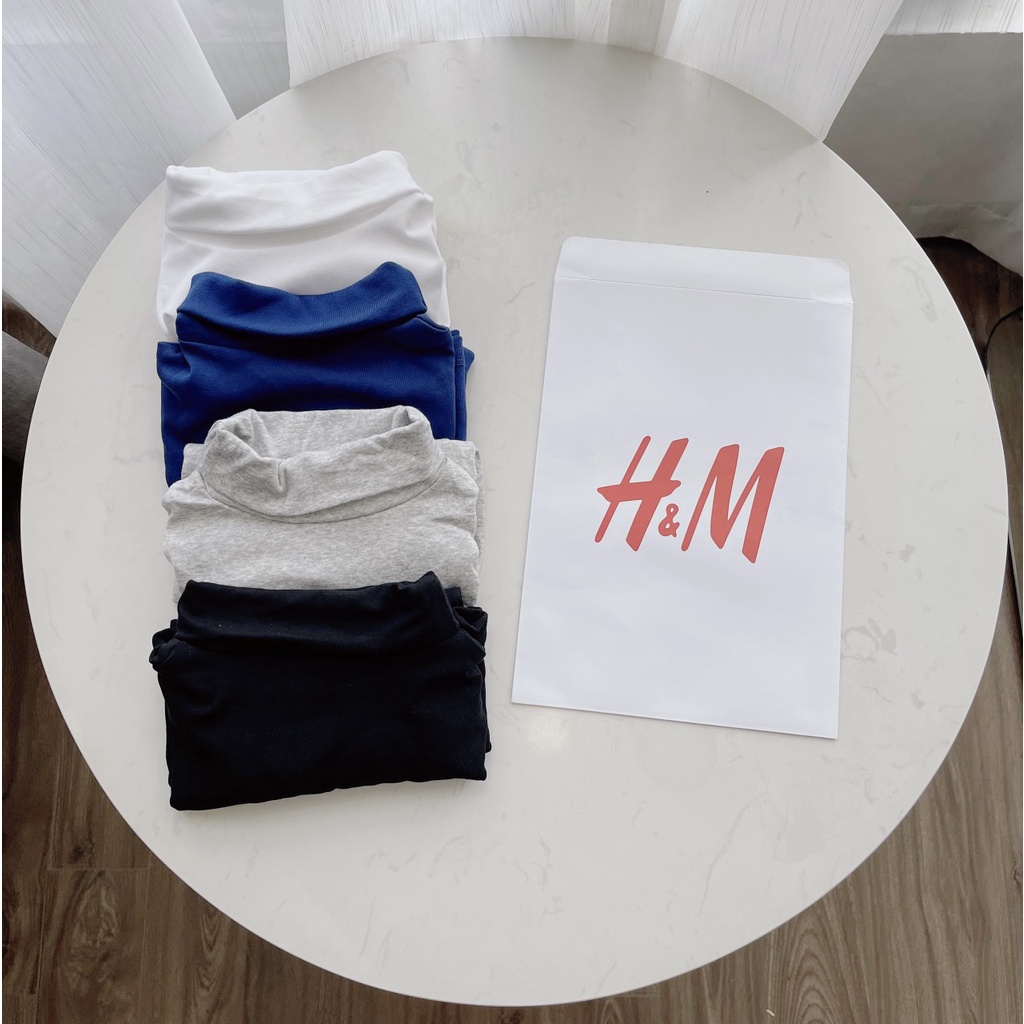 COMBO 4 ÁO PULL CỔ LỌ H.M NEW CHO BÉ