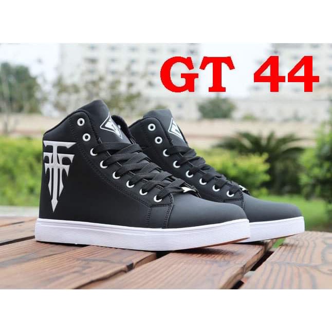 GIÀY THỂ THAO Sneakers nam chữ thập đen cổ cao ( kèm ảnh thật )