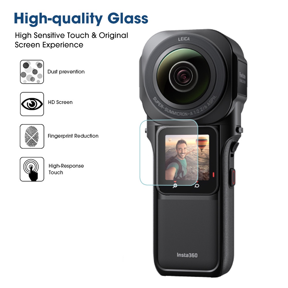 Kính Cường Lực Bảo Vệ Màn Hình HD Chống Trầy Chất Lượng Cao Cho Insta360 ONE RS