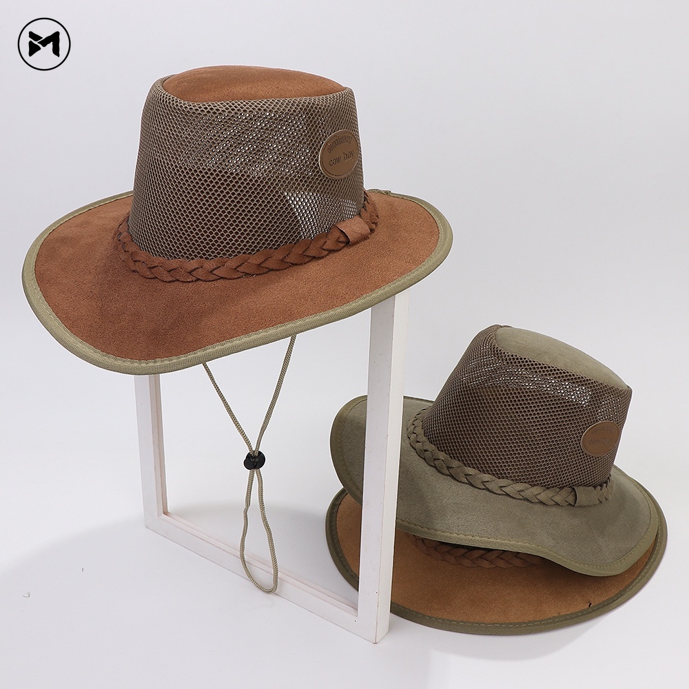 Nón Cao Bồi Phối Lưới Thoáng Khí Thời Trang Nam 2022