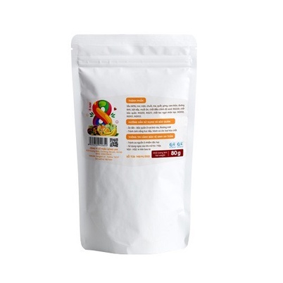 Ô mai 8 Hồng Lam - Hương vị 8 trong 1 - Túi zip 80g