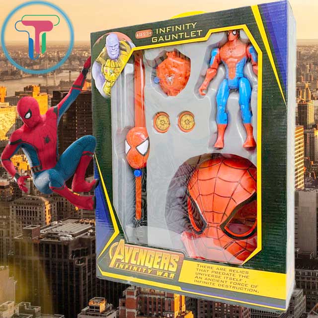 Bộ Đồ Chơi Siêu Anh Hùng Spider Man Người Nhện Hóa Trang Cho Bé