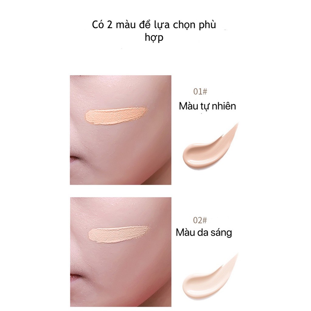 [KN02] Kem nền dạng lỏng Baursde, kem nền nội địa trung chiết xuất từ thực vật thích hợp cho da nhạy cảm che khuyết điểm | BigBuy360 - bigbuy360.vn