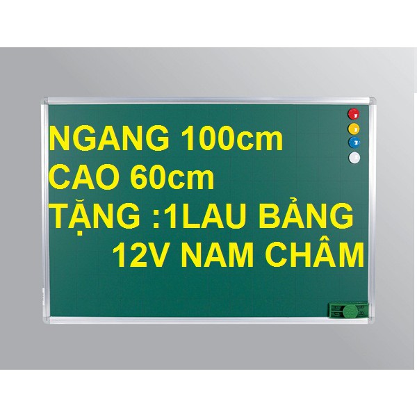 BẢNG TỪ XANH DB HÀN QUỐC CAO CẤP TẶNG KÈM NAM CHÂM + LAU BẢNG KÍCH THƯỚC 60 x 100cm