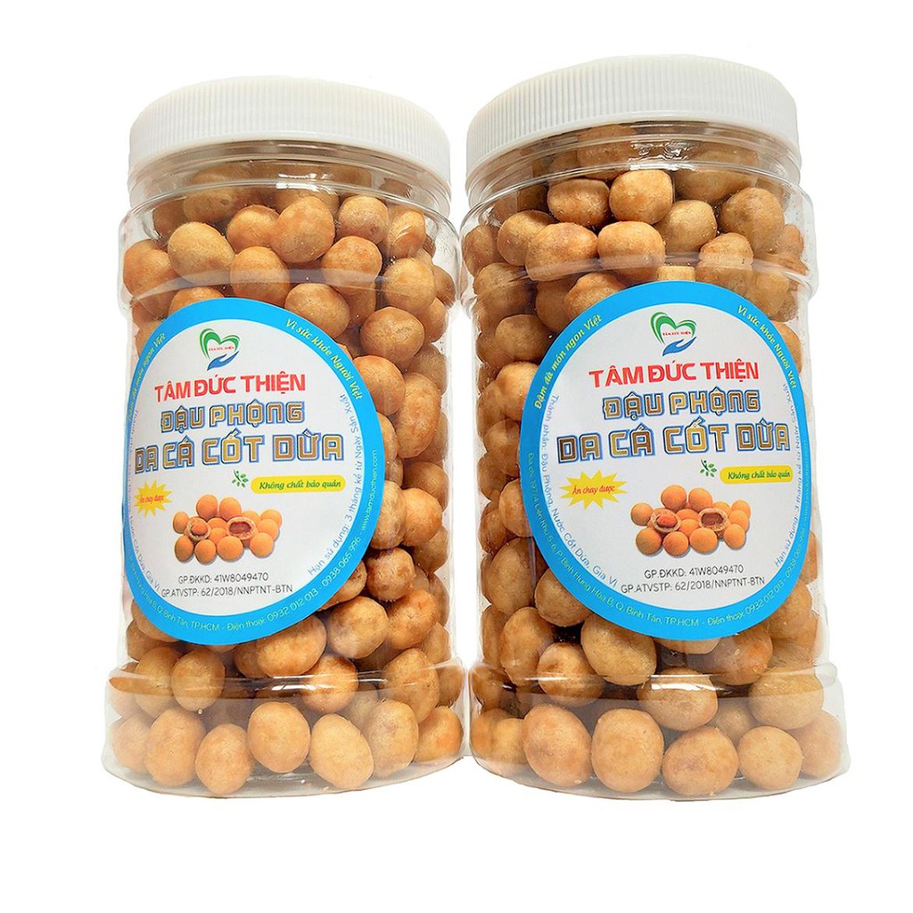 Hộp Đậu Phộng Da Cá Nước Cốt Dừa 210GR Tâm Đức Thiện | BigBuy360 - bigbuy360.vn