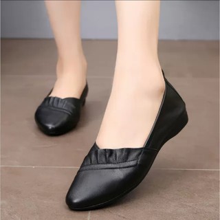 Giày búp bê viền bèo thoải mái đi mưa