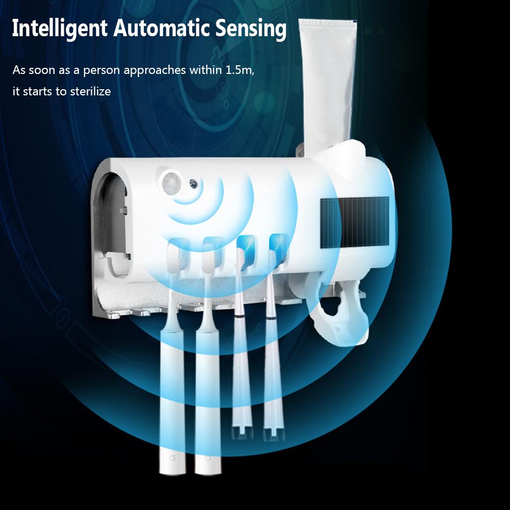 FOREVER Giá Đỡ Bàn Chải Đánh Răng Gắn Tường Bằng Tia UV