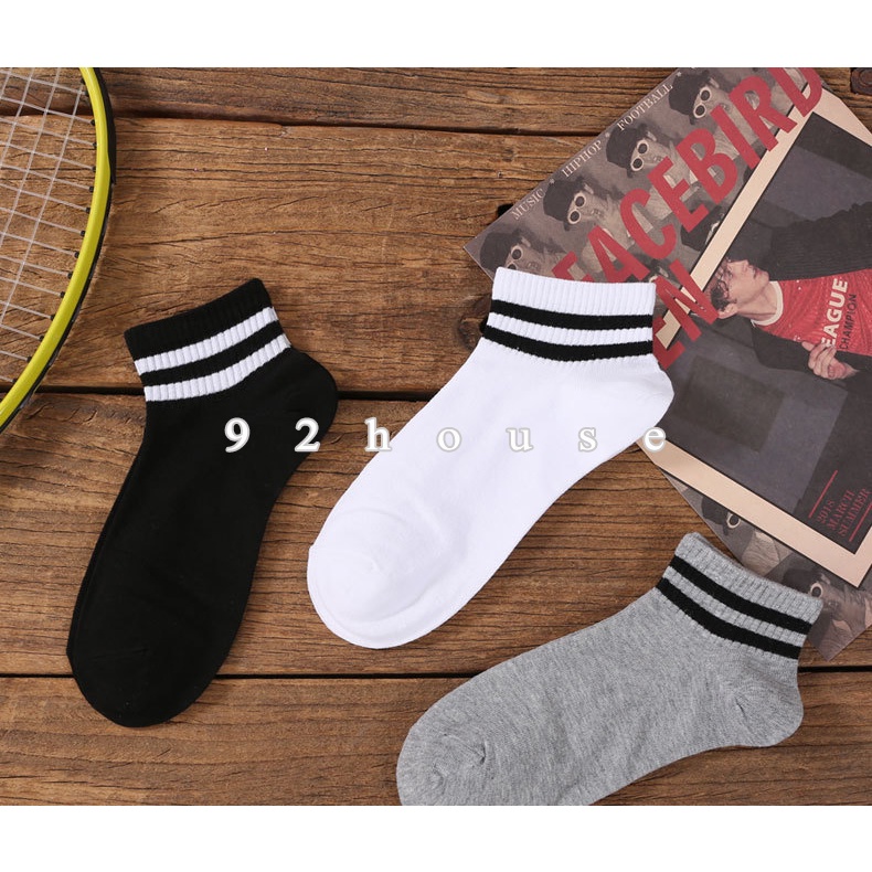 Tất vớ unisex tất kẻ hàn quốc phong cách ulzzang