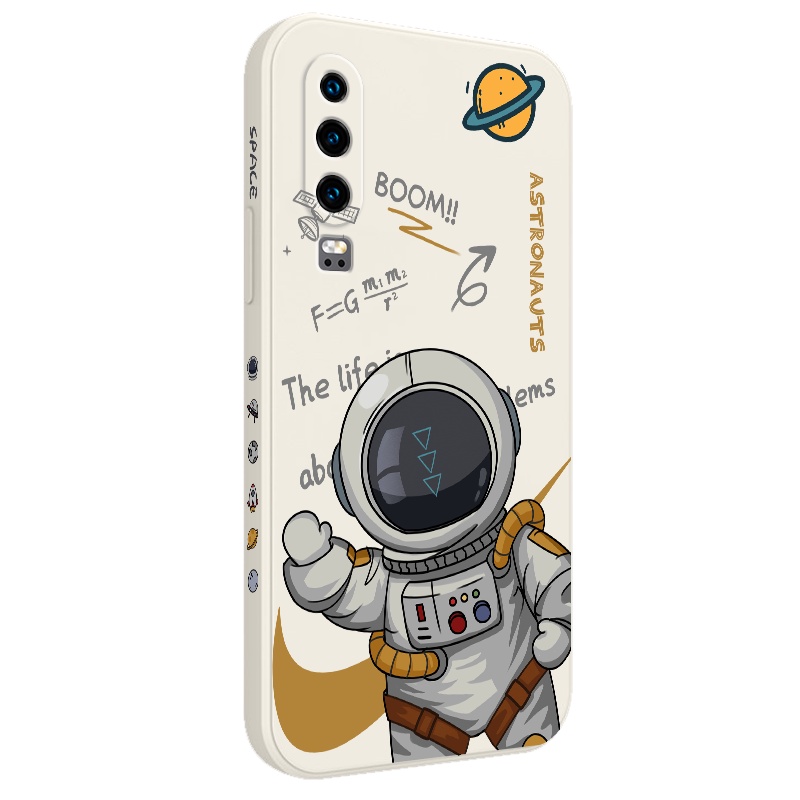 Ốp Điện Thoại Silicon Họa Tiết Phi Hành Gia Dành Cho Huawei P30 P20 Pro Lite 2019