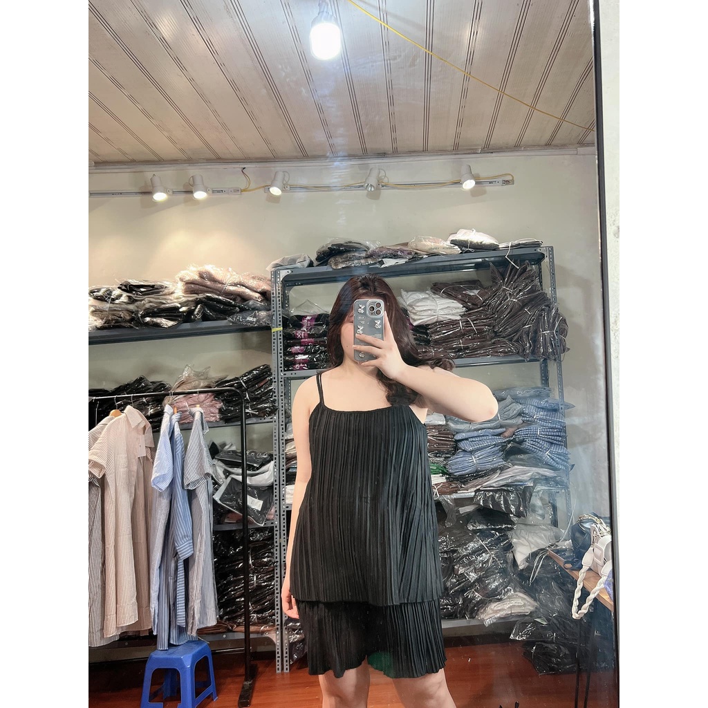 Bộ dập li Bigsize nữ 2 dây mềm mát nhẹ nhàng thoải mái mặc hè