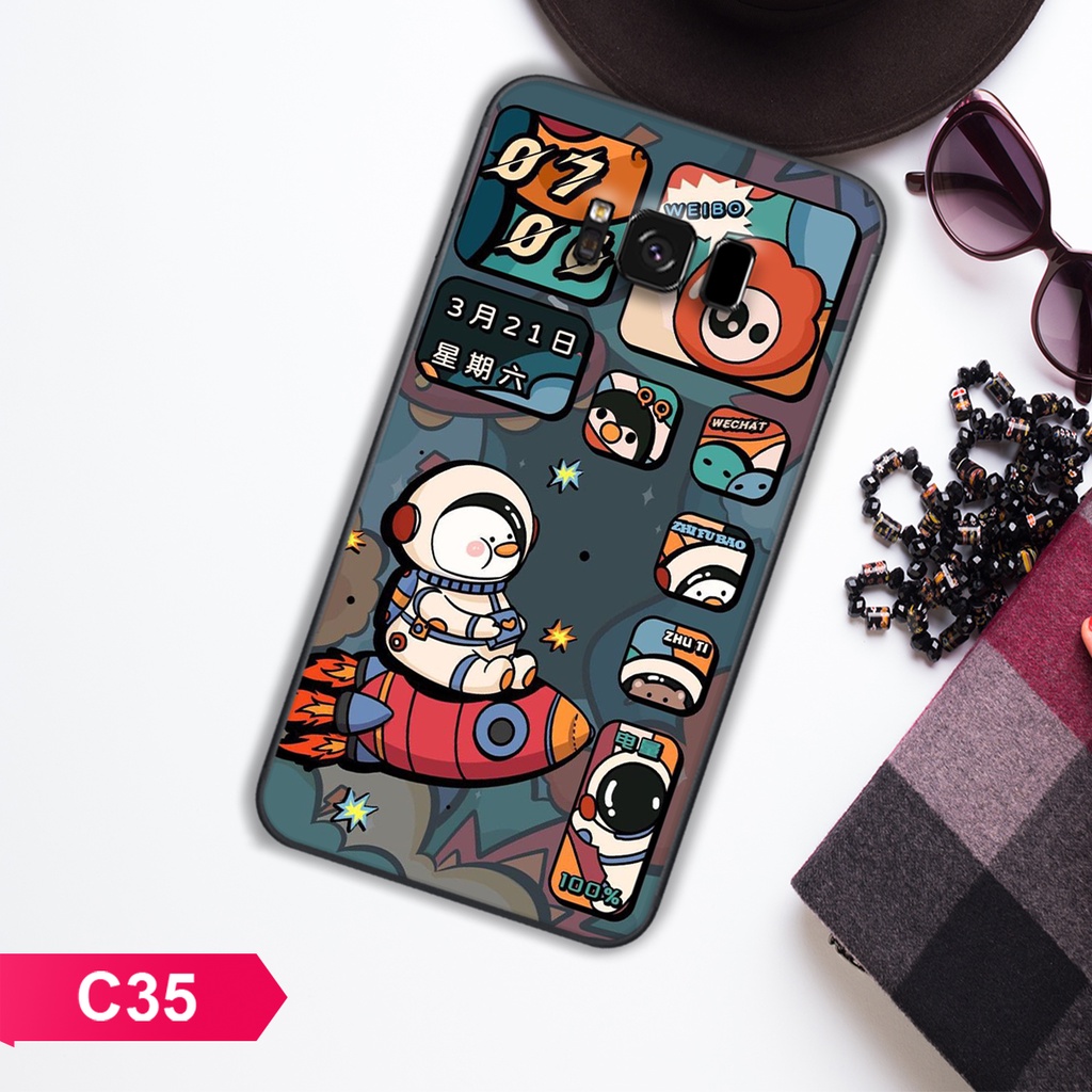 ỐP LƯNG SAMSUNG S8-SAMSUNG S8 PLUS IN HÌNH THÁM HIỂM MẶT TRĂNG CỰC ĐÁNG YÊU-HOT NHẤT 2021