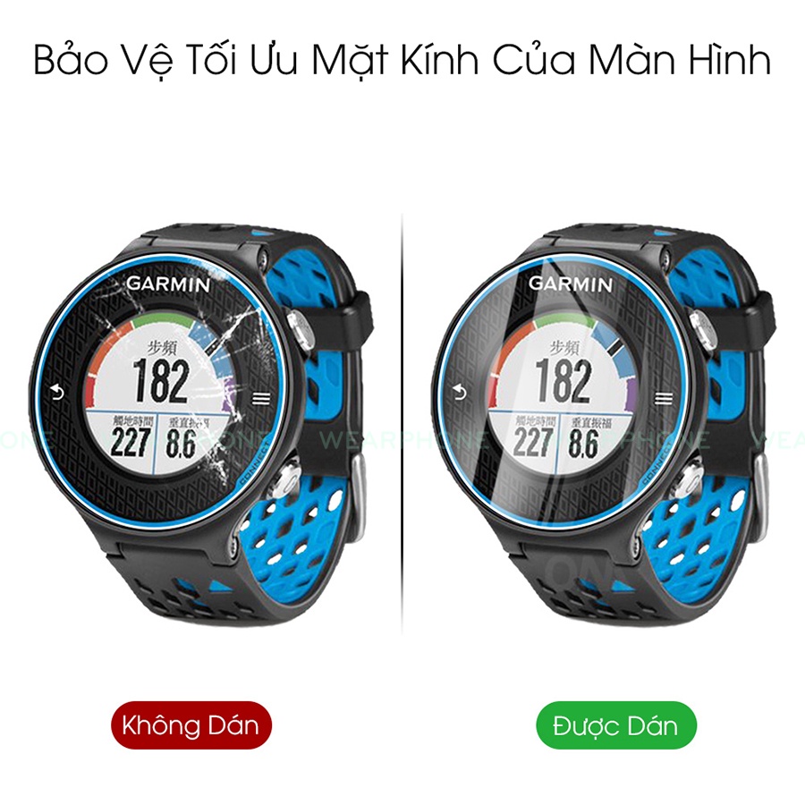 Dán Màn Hình Dẻo Garmin Forunner 245 945 935 45 55 Fenix 5X 6S 7X Pro Instinct 2S Instinct Solar Vivoactive 3 4S S60 S62
