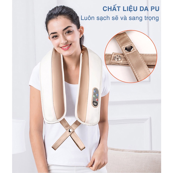 Máy massage đấm bóp cổ vai gáy MingZhen MZ-666 New - 100 kiểu đấm