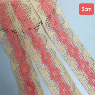 Ren chỉ cotton trang trí , size 1.8cm  đến  5cm ( 2 mét)