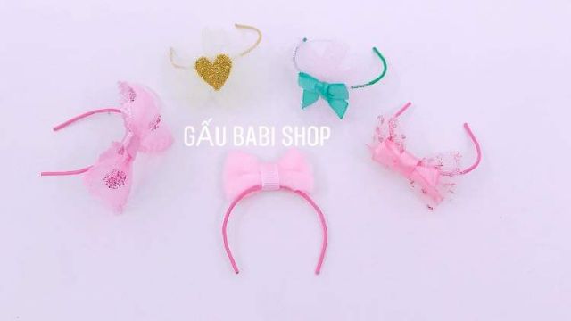 Cài tóc, băng đô cho búp bê size 1/6 babies, xinji, 1/8bjd, baboliy, bru, 5inch, nendoll