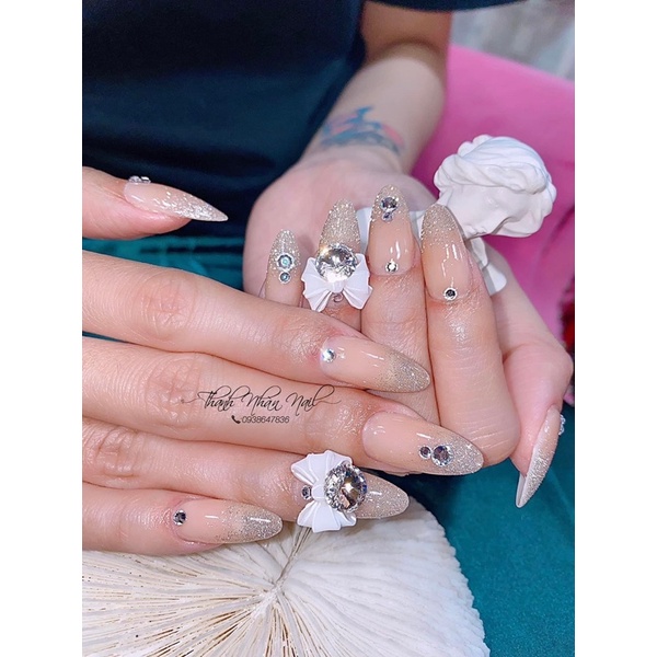 Nơ bột trắng muốt