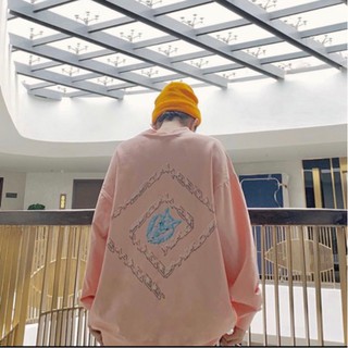 Áo sweater dáng rộng HADES HỒNG dưới 70kg siêu hot