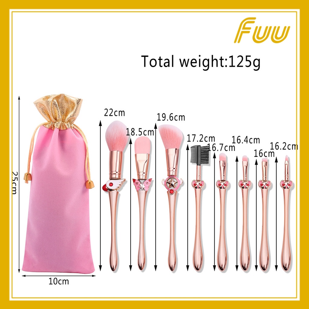 Bộ cọ trang điểm Sakura Thủ Lĩnh Thẻ Bài  mẫu 4