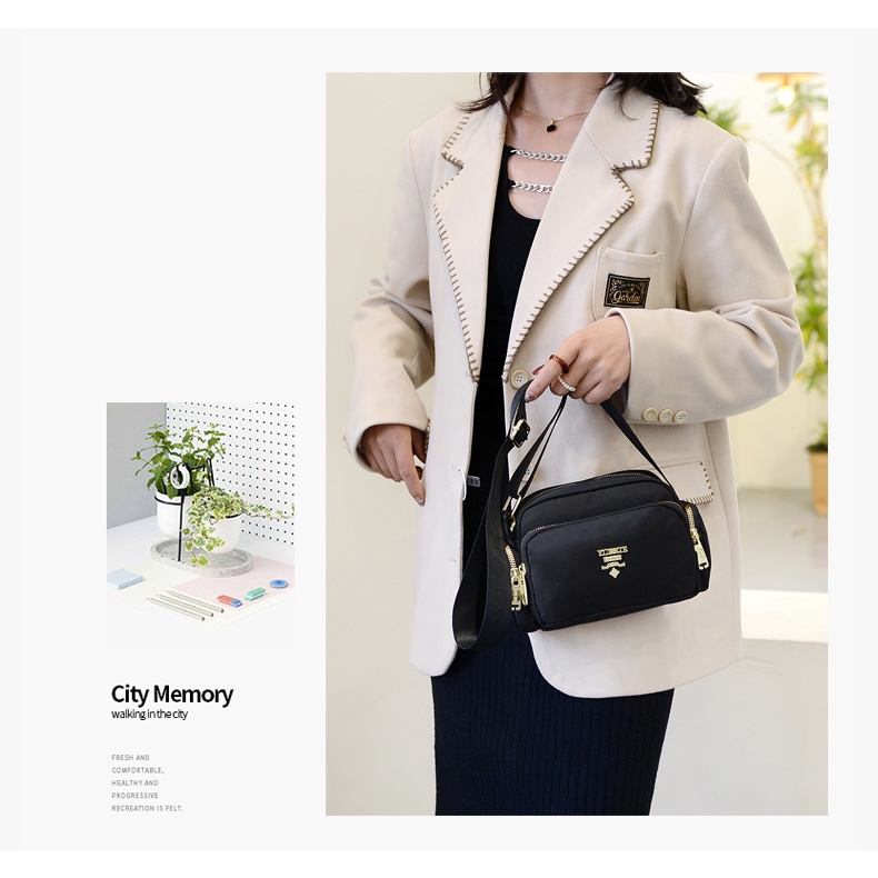 Ba Lô Đeo Vai Cỡ Lớn Bằng Vải Nylon Thời Trang Thường Ngày Cho Nữ