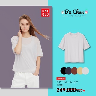 Áo phông Nữ UNIQLO mỏng thoáng mát ❤️ (UNIQLO Nhật Chính Hãng)